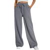 Stilvolle Damen-Sporthosen mit weitem Bein, mit Taschen, Lässige Hosen mit Kordelzug, Geeignet zum Kombinieren mit Freizeitkleidung und S