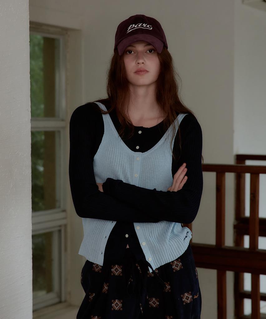 Seutyudioaenpaleukeu Parc Corduroy Ball Cap_Violet