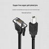 USB To RS232 Serial Data Cable (DB9 Female To Printer Port)