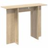 Console Table Sonoma Oak 100 X 30 X 75 Cm Engineered Wood