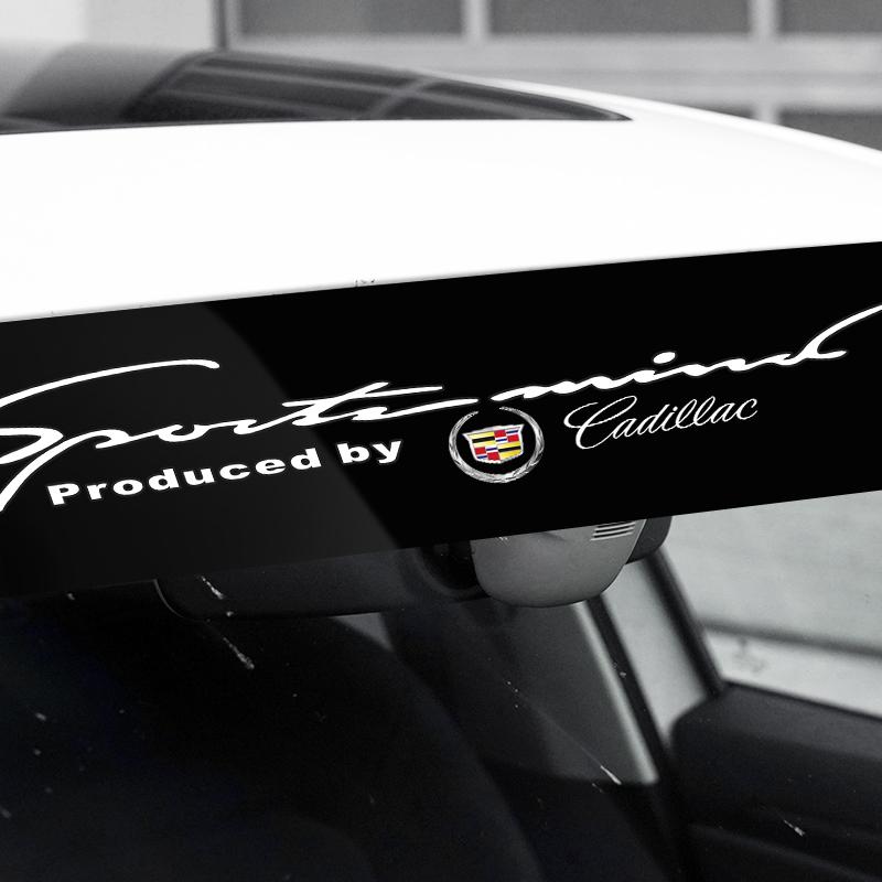 1pcs Car Front and Rear Windshield Reflective Stickers Car Styling For Cadillac Escalade CTS ATS SRX STS XT5 XT4 XT6 XTS CT4 Zf1
