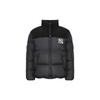 MLB New York Yankees Patch Logo Gestickte Daunenjacke Unisex Jacke Schwarz 3ADJN0416-50BKS