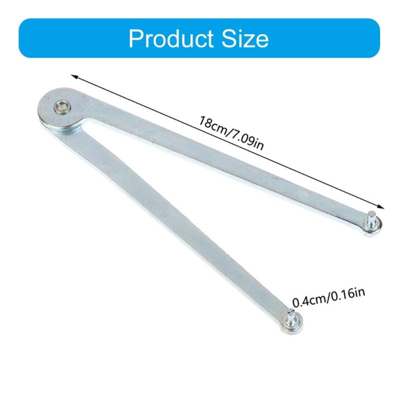 Heavy Duty Angle Grinder Spanner With 15 120mm Bolt Ranges For Secure Grinding Disc Maintenance