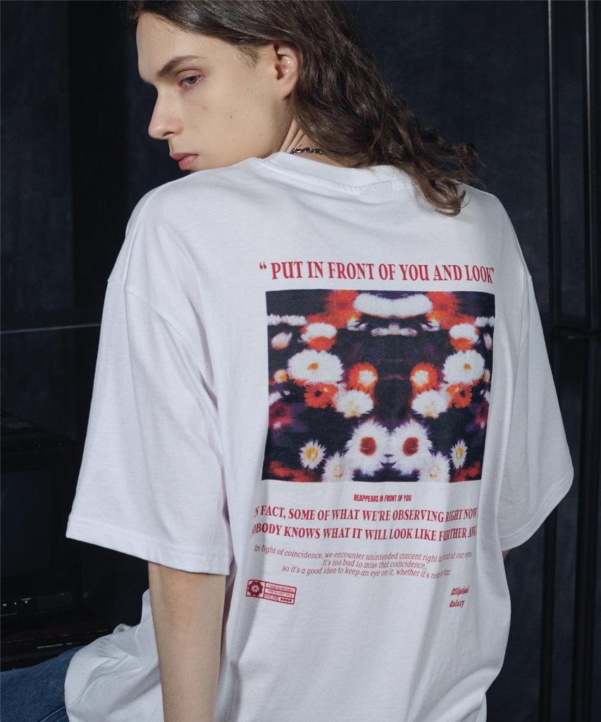 CPGN STUDIO Put In Flower White Short Sleeve T-Shirt