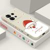 Santa Claus Christmas Printed Lanyard Phone Case For Xiaomi Redmi Note 14 13 12 Pro Note 13 14 Pro Plus 5G 13 13C 4G 11 10 Pro Soft Silicone Cover