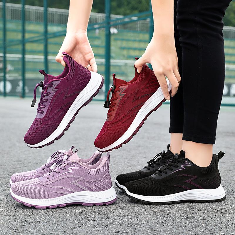 Pantofi de mers de primăvară din bumbac, pantofi sport și casual, pantofi pentru femei