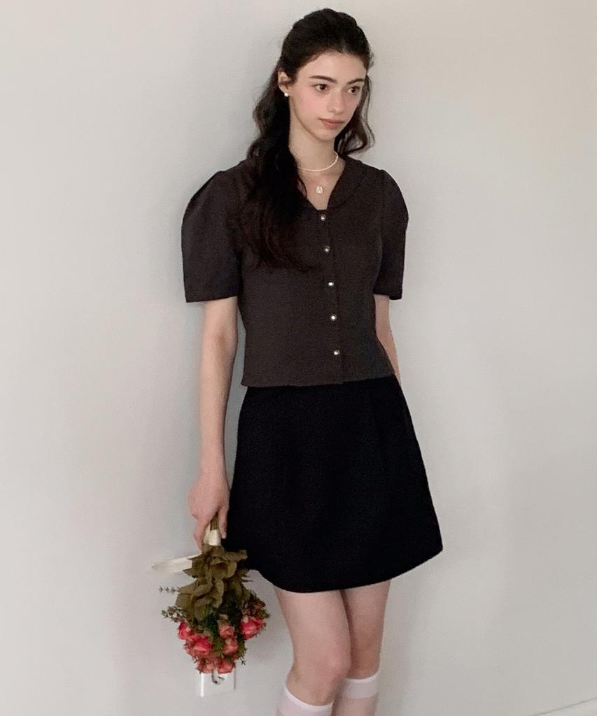 Neimkategoli Ivy Blouse_Charcoal