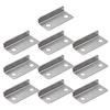 10Pcs Drawer Strike Plate Drawer Lock Strike Plate