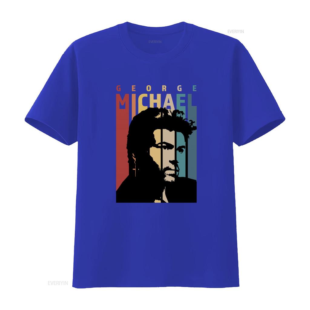 George Michael Retro Vintage T-shirt Muziek Perfect Voor Jou En Je Vrienden vintage Gewassen Casual Stijlvolle streetwear homme