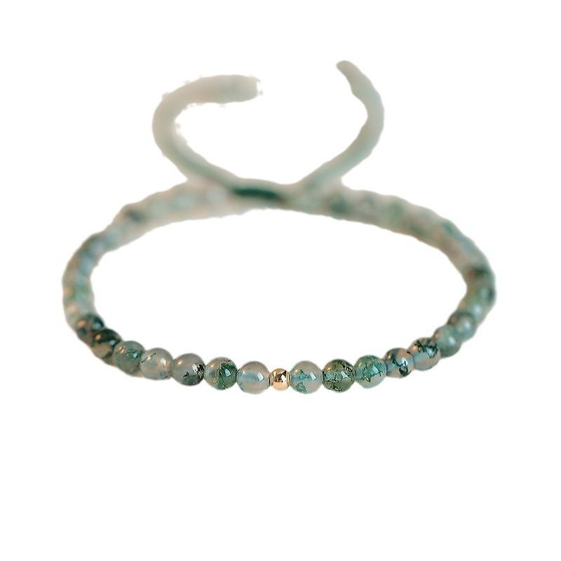 Natural Stone Beads Bracelet Adjustable Rope String Braided Bracelets for Women Men Handmade Colorful Quartzs Wristbands