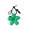 Fashion Keychain Black Green Couples Matching Bag Charm Flower Accessories Man Boyfriend Gift Cute Lanyard Keychain