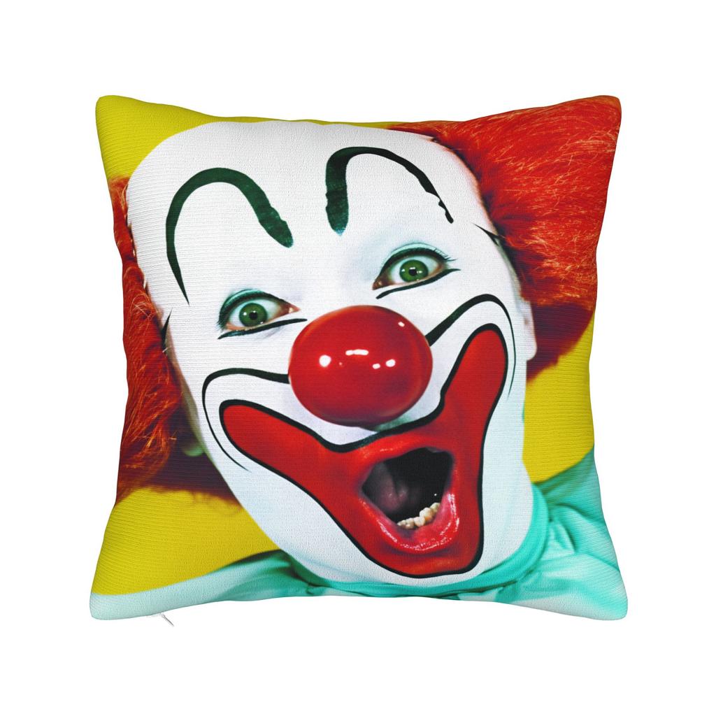 Funny Clowns B-Bozoeds Pillow Cover Comfy Cushion Cover Kawaii Pillow Case For Chair Sofa Home Decor