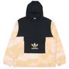 Originals Camo Windbreaker Jacket With Spray Paint Contrast And Half Zip Men Jackets Black Brown GN1876
