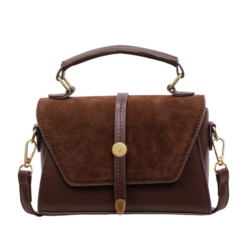 This Single-shoulder Women's Crossbody Bag Features A Unique and Simple Design. It Is A Small Square Commuting Handbag