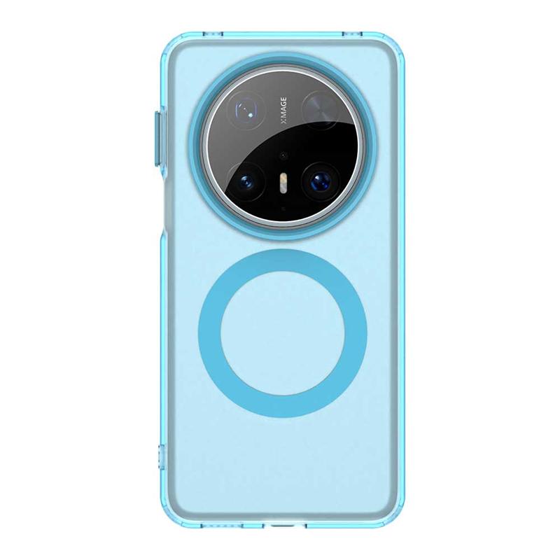 Para Capa Huawei Mate 70 Pro Huawei Mate 70 Pro Capa Transparente Magnética Anular Carregamento Sem Fio Fosca Funda Mate 70 Pro