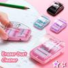 With Cute Eraser Eraser Crumb Collectors Desktop Vacuum Cleaner Desktop Sweeper Eraser Dust Cleaner