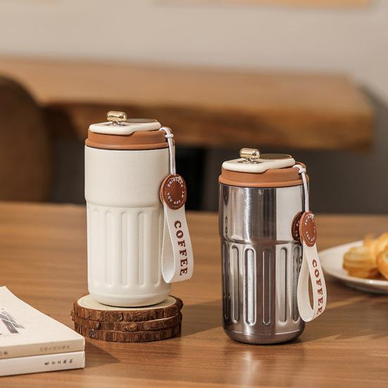 460ML LED Temperature Display Vacuum Insulated Water Bottle BPA-Free Leak Proof Keep Cold/Warm 12H Double Walled Insulation Cup Stainless Steel