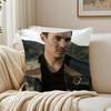 LLewis Tan Movie Star Peripheral Cushion Cover Pillowcase Antidustmite Living Room Sofa Decor Cushion Room