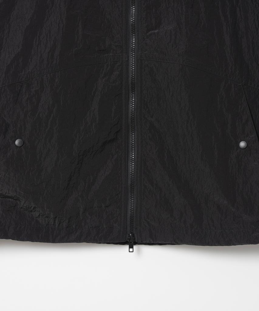 Millo Archive Hooded Zip-Up Vest [Black]