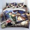 3D Anime Spy×Family Anya Bettwäsche-Set Bettbezug Steppdecke Bett-Set Steppdeckenbezug Kissenbezug King Queen Twin Größe Jungen Mädchen Erwachsene