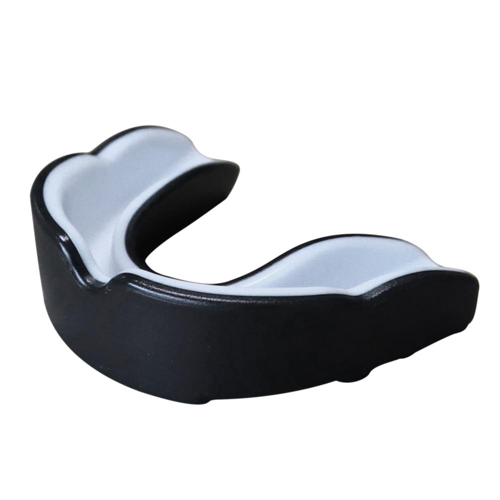 Kids Mouth Guard with Storage Case Teeth Protection Double Colored Sports Mouth Guard for Boxing MMA Kickboxing Muay Thai
