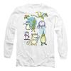 Jim Henson Unisex Adult Monster Doodles Long-Sleeved T-Shirt
