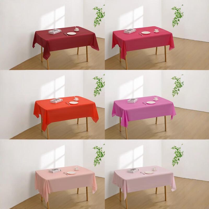 Disposable Solid Color Party Tablecloth