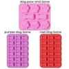 Dog Paw Handmade Candy Cookies Chocolate Baking Mould Cake Making Ice Cube Tray Silicone Molds