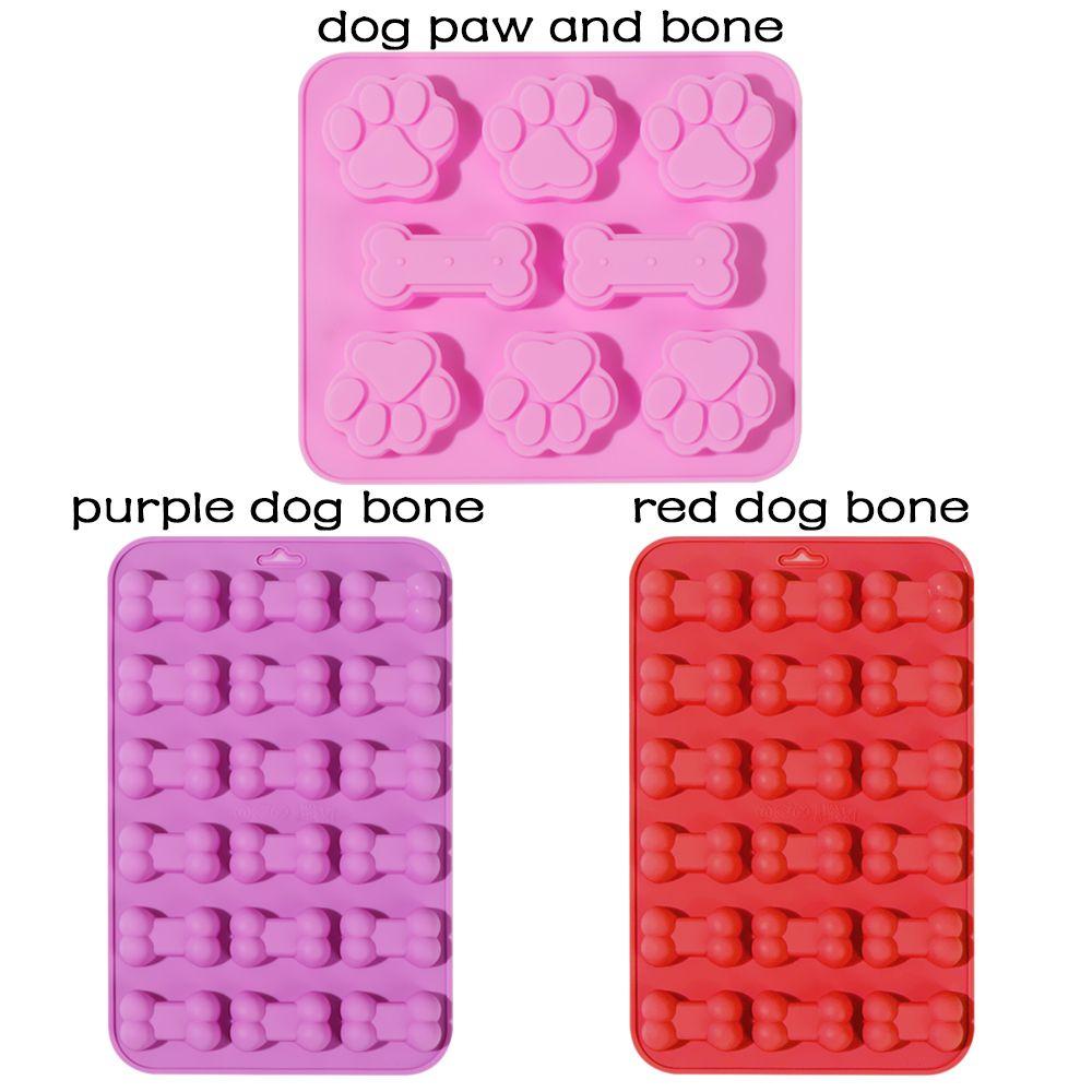 Dog Paw Handmade Candy Cookies Chocolate Baking Mould Cake Making Ice Cube Tray Silicone Molds