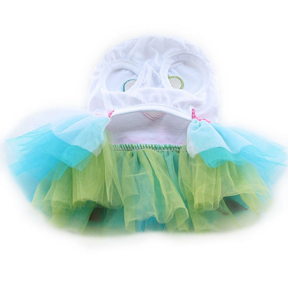 Me Lips & Love Heart Print Cotton Lace Tutu Skirt Pet Clothes Small Dog Cat Dress Princess Dress