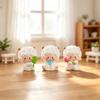 2027 The Year Of The Goat Figurines Adorable Cartoon Sheep Design Smooth Glaze For Home Desktop Decor Small Gifts