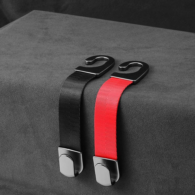 Car Headrest Hooks Hanger for Bags Seat Back Organizer Holder Clips Auto Fastener Hooks Car Storage Interior Accessories