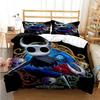 Parure de lit avec housse de couette et taie d'oreiller, impression 3D, motif Hollow Knight, pour lit simple, double, Queen, pour jeunes filles et garçons, cadeau pour la maison