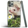 Kawaii Hedgehog Heart Silicone Case for Apple iPhone 18 12 Mini 11 Pro SE XS X XR Max 8 7 6S 6 Plus 5S