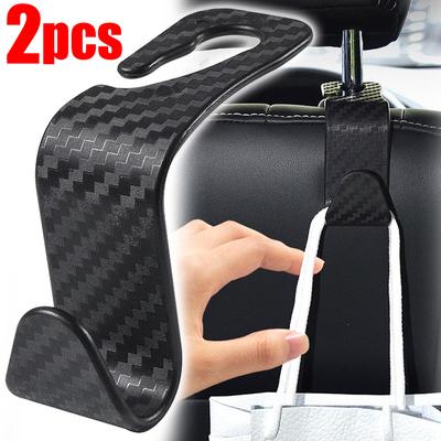 1/2Pcs Hooks Auto Seat Headrest Hook Car Universal Vehicle Back Seat Organizer Holder Car Storage Hanger Interior Accessories