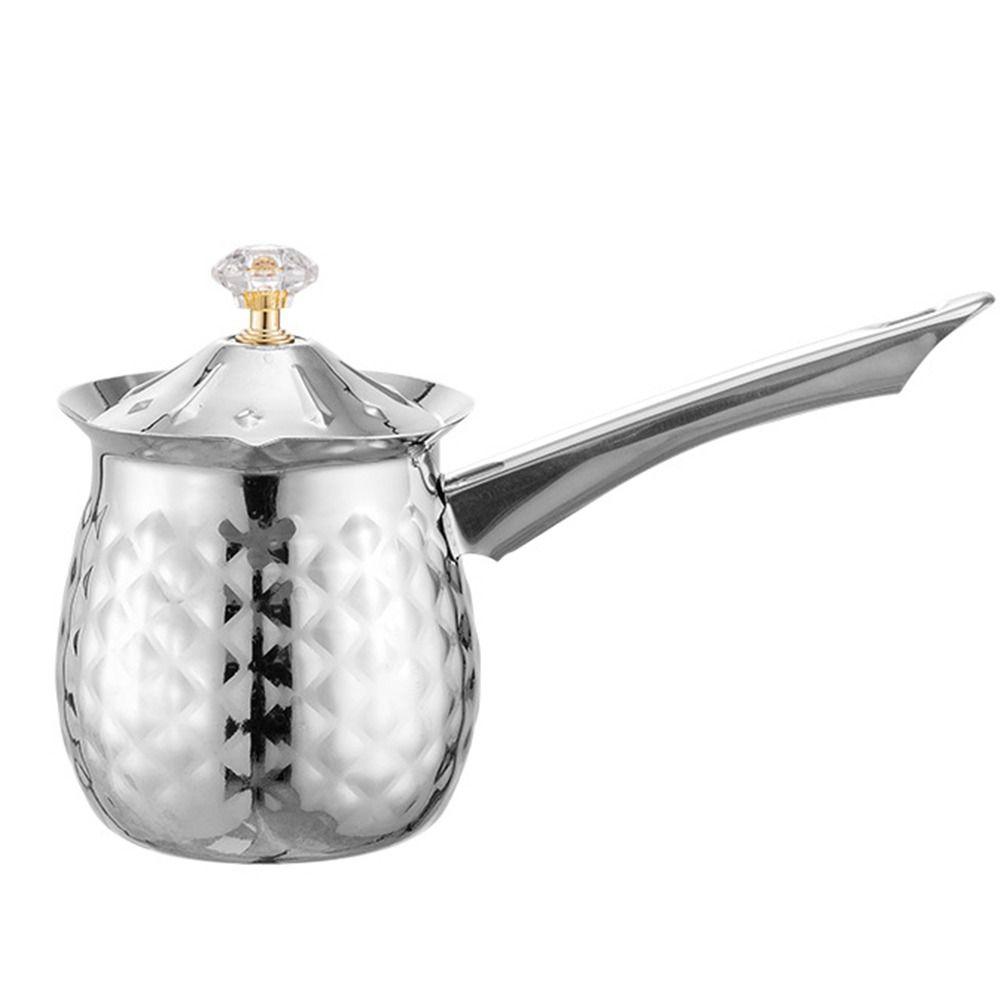 Handcrafted Turkish Coffee Pot Stable Milk Warmer Versatile Coffee Kettle Milk