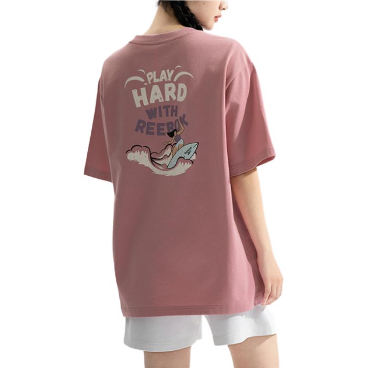 Reebok T Shirt Unisex Light Pink 24SRM433UGF2
