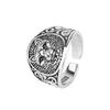Retro Classic Hip-hop Trendy Ring Design Cheetah Index Finger Ring Domineering Boys' Jewelry