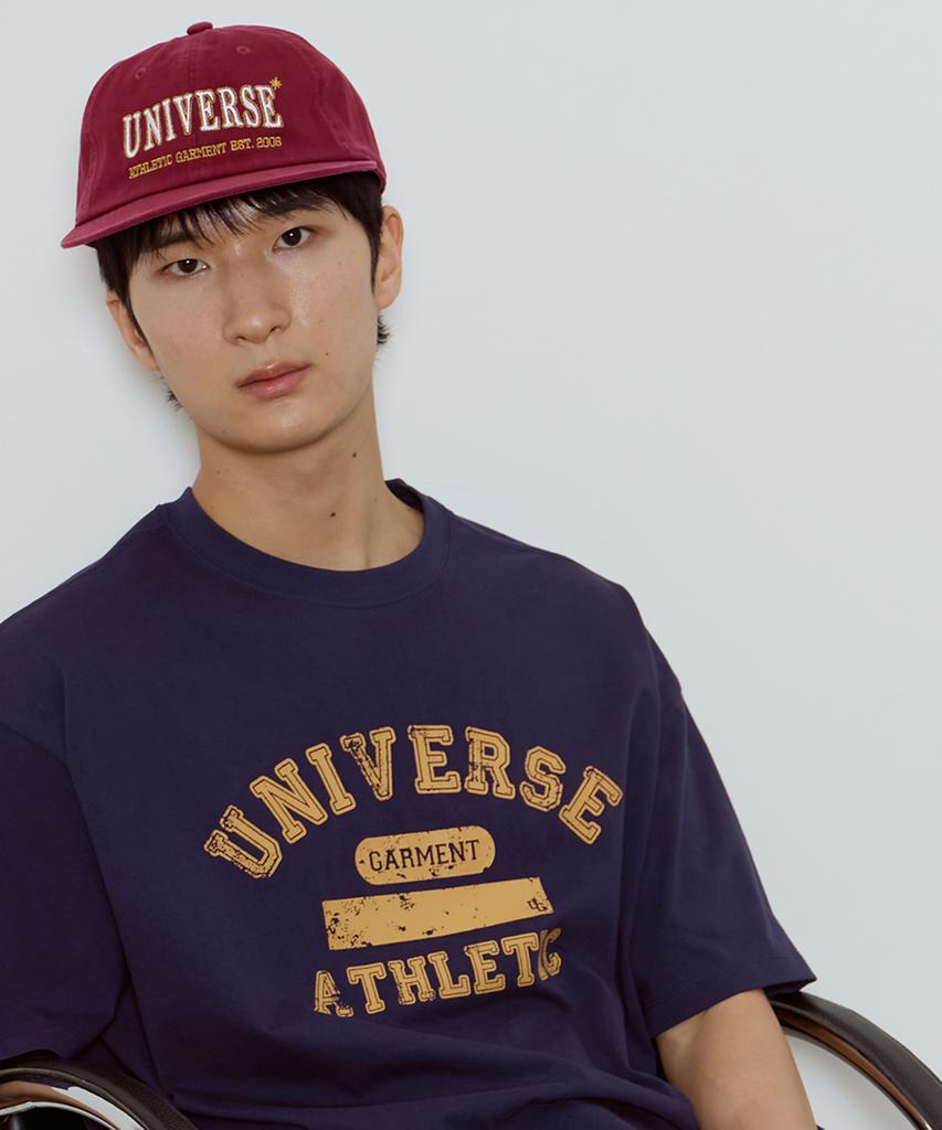 Yunibeoseugameonteu Ug Vintage Logo Cap_Burgundy