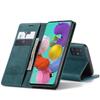 CASEME Case for Samsung Galaxy A51, Leather Wallet Case, Green