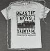 Beastie Boys zenekar 90-es évek Szabotázs Fehér Rövid Ujjú Unisex Póló