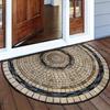 Entrance Doormat Semi-circular Carpet Outdoor Rug Household Entry Door Mat Courtyard Garden Decoration Floor Mats