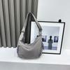Crossbody Nylon Tote Bag With Stitching Design For Casual Outfits