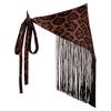 Yousheng Long Skinny Scarf Belt Boho Waist Sash Tie Women Tassel Triangular Scarf Belt Retro Floral Waist Accessory for Dresses Jeans