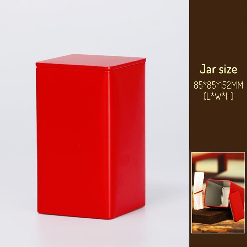 Coffee Bean Tea Leaf Sugar Storage Jar Empty Tea Tinplate Container Condiment,Coffee Bean Pot Containers Desktop Tea Bag Tin