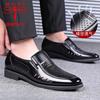Hy [6482 People's Collection] Dragonfly Brand Summer Sandals Men's Hollow Leather Shoes Genuine Leather Soft Leather Casual Breathable Hole