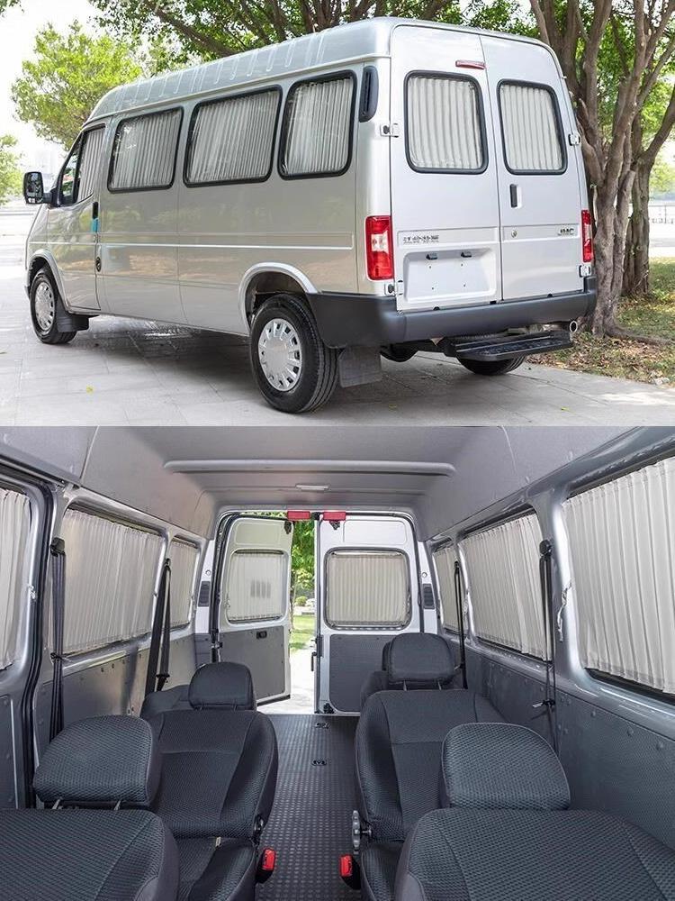 Sinotruk Pioneer V PRO Short Wheelbase Sunshade Curtains: Double Track Blackout for Sun Protection and Heat Insulation