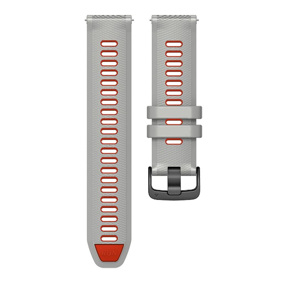 22mm Two-tone Silicone Watch Strap For Garmin Forerunner 265 255 Music 570 47mm/Venu 4 3 45mm Smartwatch Bracelet Watch Bands