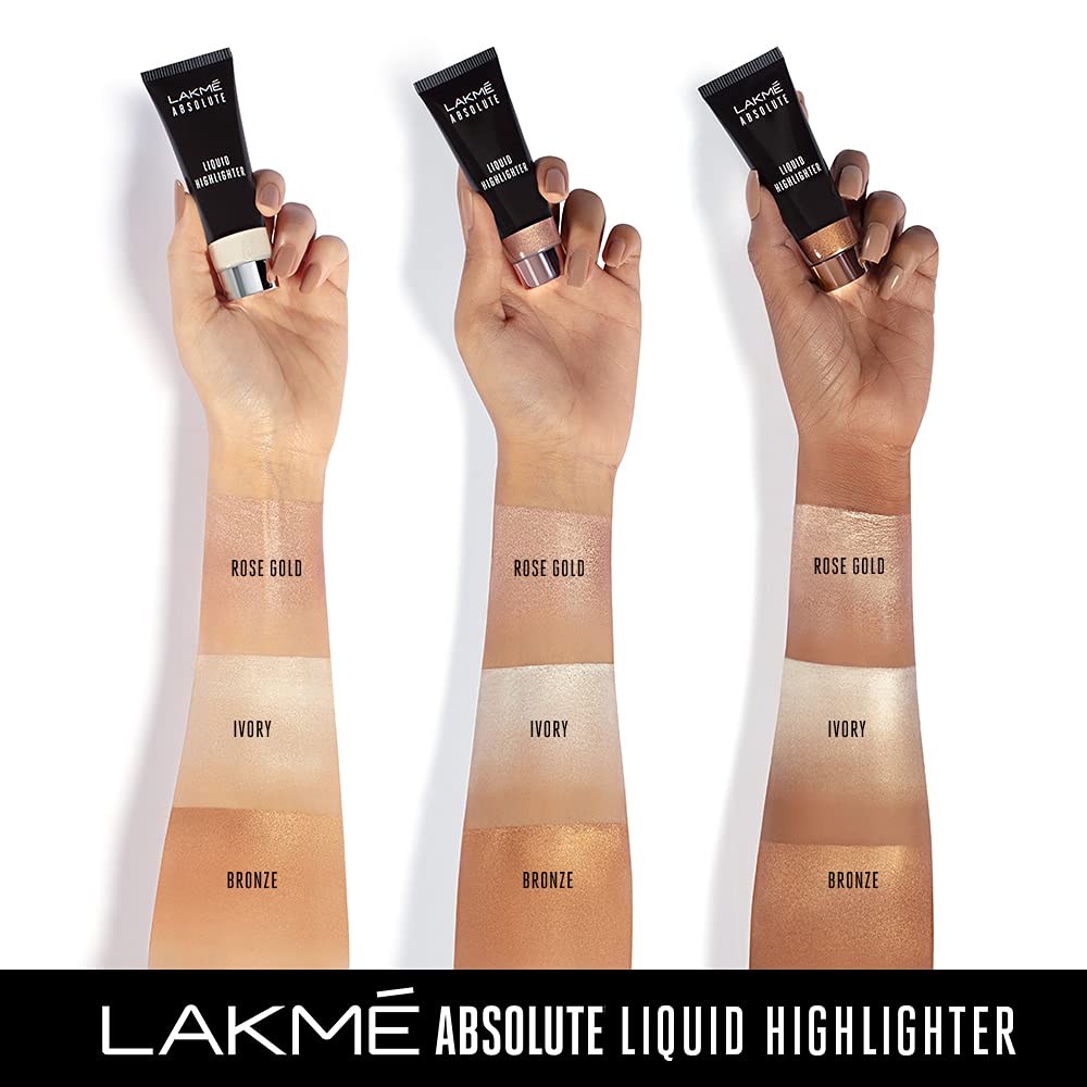 Lakme Absolute Liquid Highlighter, שנהב, 25 גרם