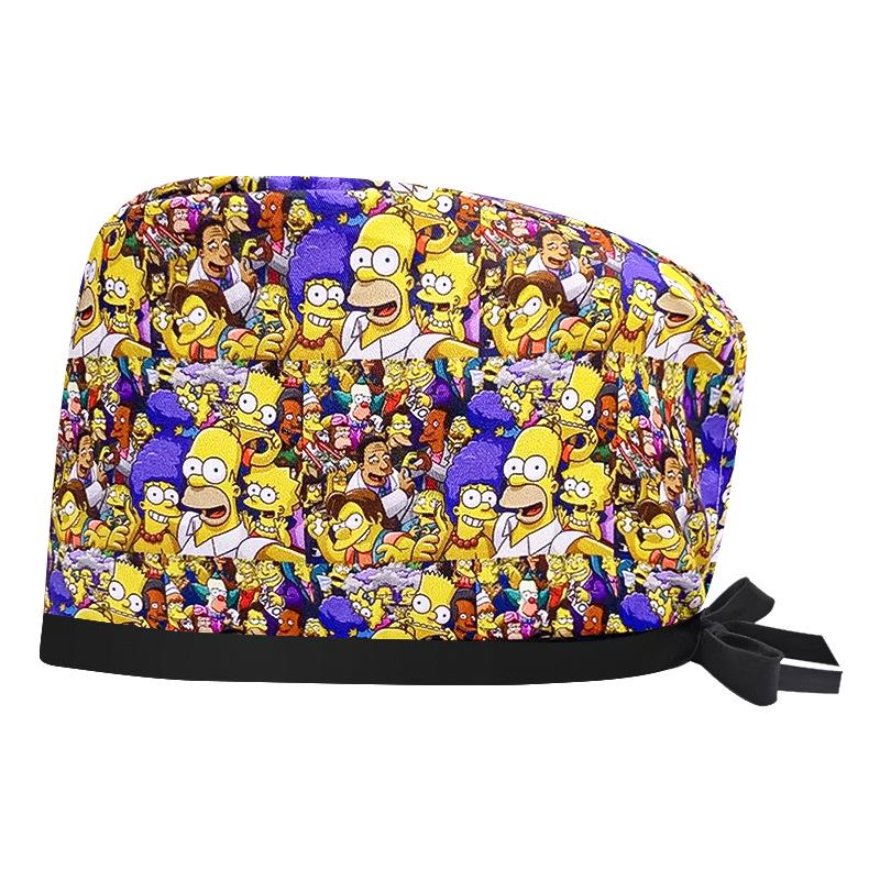 Women's Cotton Surgical Cap - Tie-up Medical, Dental, Salon, and Chemotherapy Head Coverings